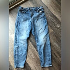 American Eagle Forever Soft Women’s Curvy X-Short Blue Jeans Size 12